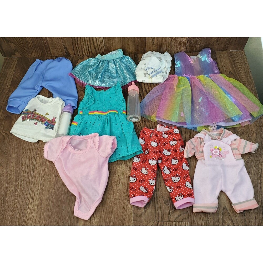 Baby Doll Clothes Accessories Lot of 11 Pieces